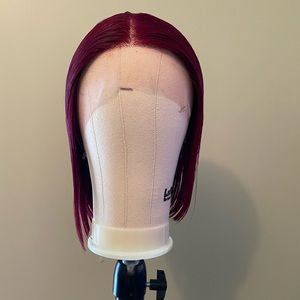 Transparent lace wig